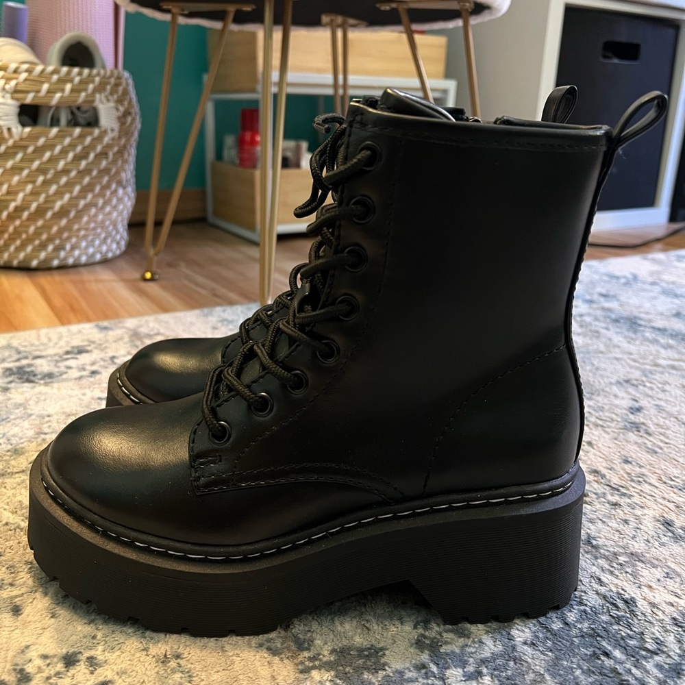 Madden Girl Combat Boots